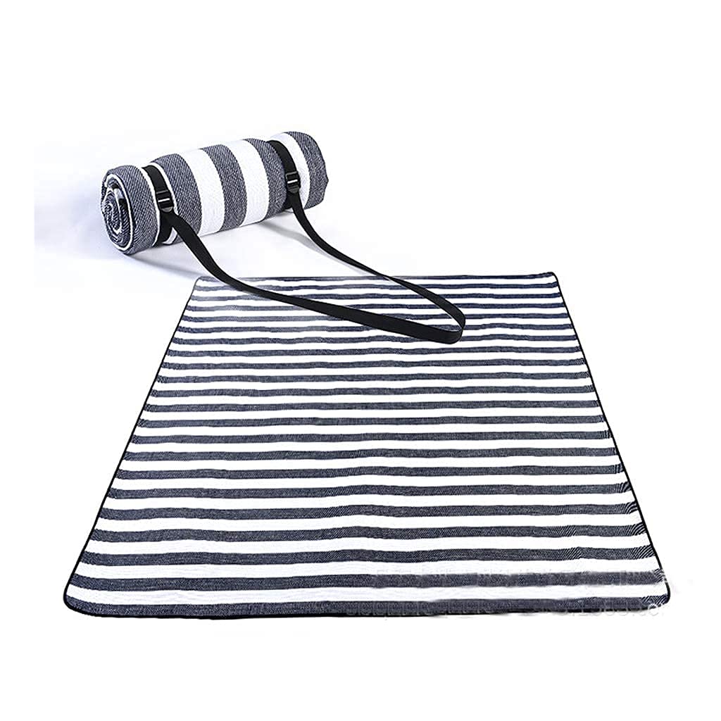 Tapis de pique-nique pliant 200x150cm et couverture de plage imperméable pour camping