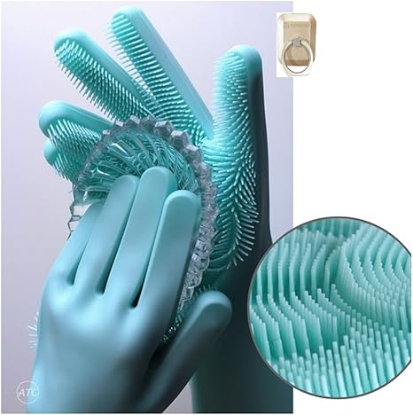 Amazon 半永久 シリコン たわし ゴム手袋一体型 Kitchen Gloves Rubystone Cellphone Ring Mint キッチンスポンジ オンライン通販