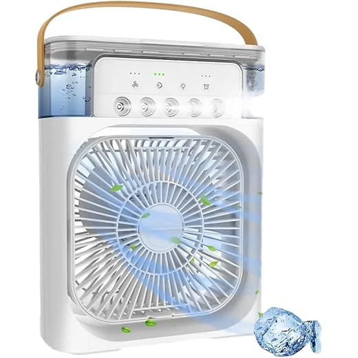 AKSHAR ENTERPRISE Mini Air Cooler Portable AC Rechargeable F
