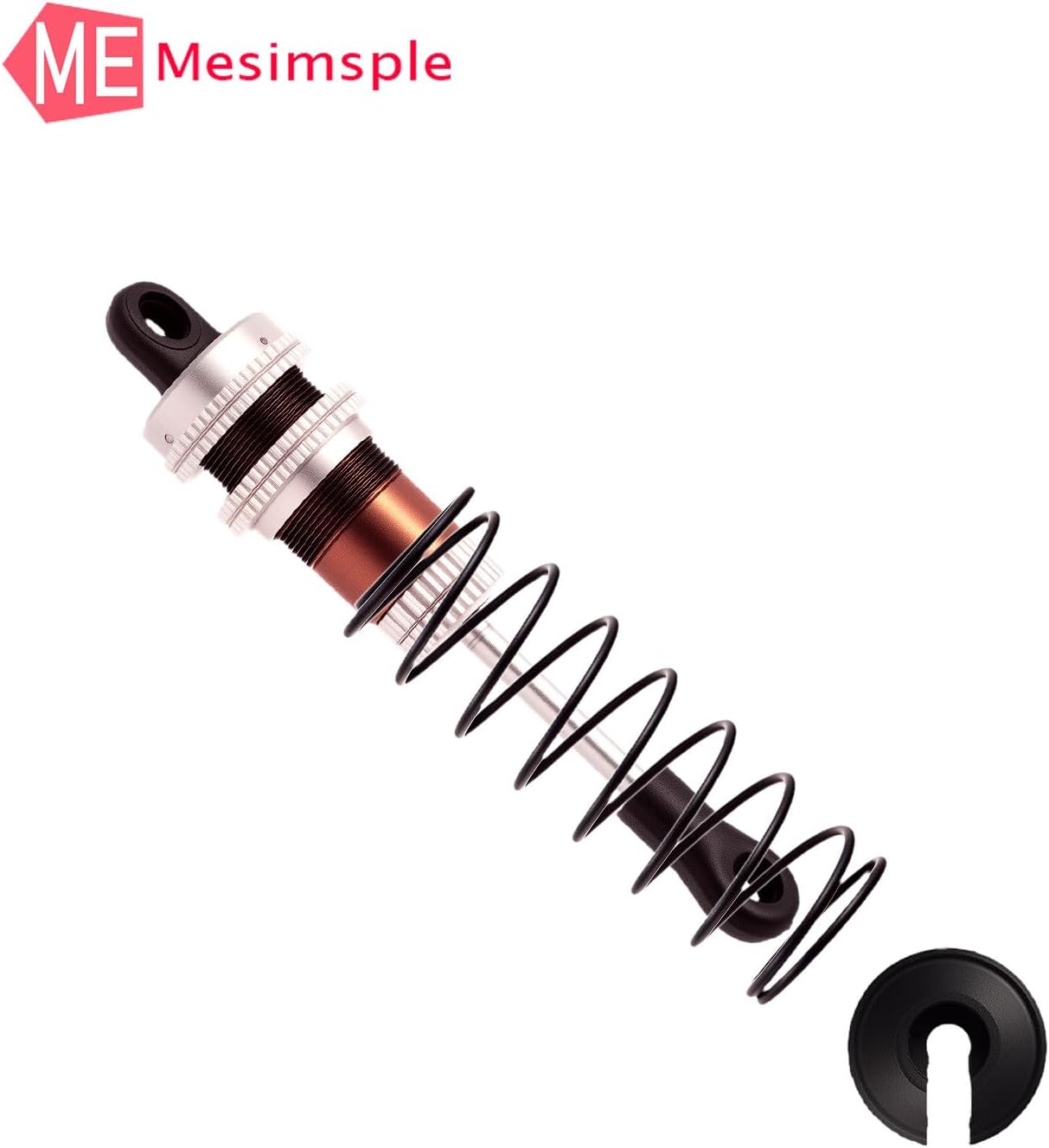 Alum H16BM Shocks Absorber for 16208 16209 16210 H16BM H16PL H16DR H16 Front Rear Shock Upgrades Part Silver