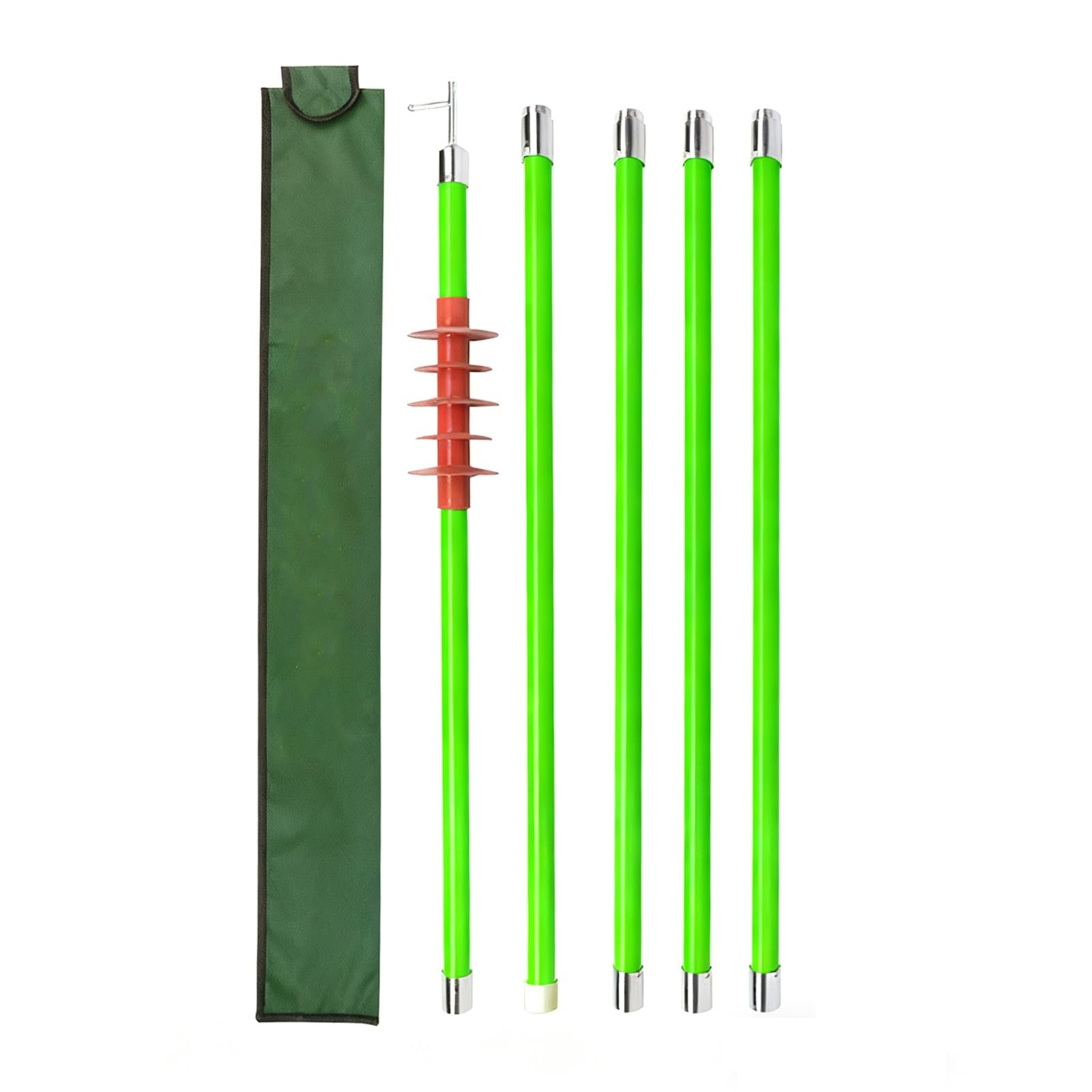 Varilla de extensión aislada para evitar arcos eléctricos en mantenimiento de línea