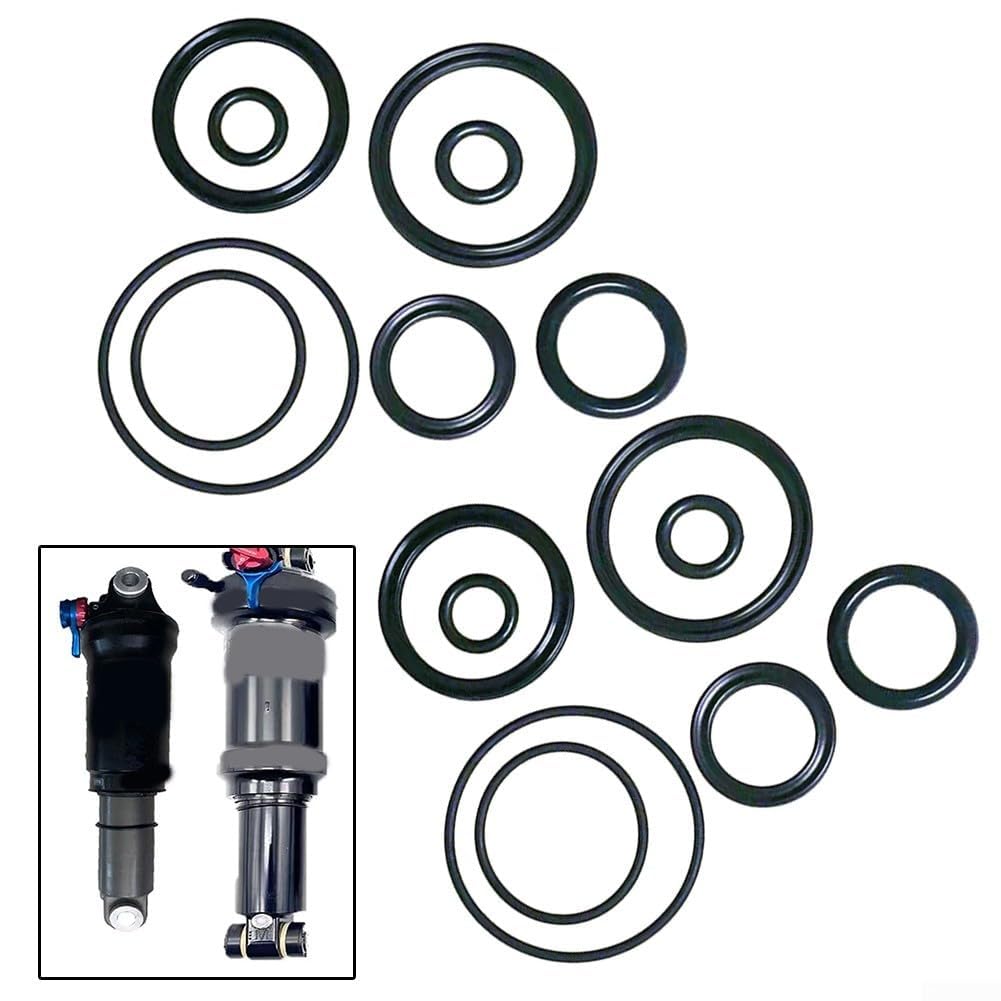 FOX - Kit di guarnizioni O-Ring per ammortizzatori posteriori, set di guarnizioni in gomma per ammortizzatori d'aria RP23, DHX 5.0, CTD, DPS, FLOAT RPL, guarnizioni di ricambio nere (16 pezzi)