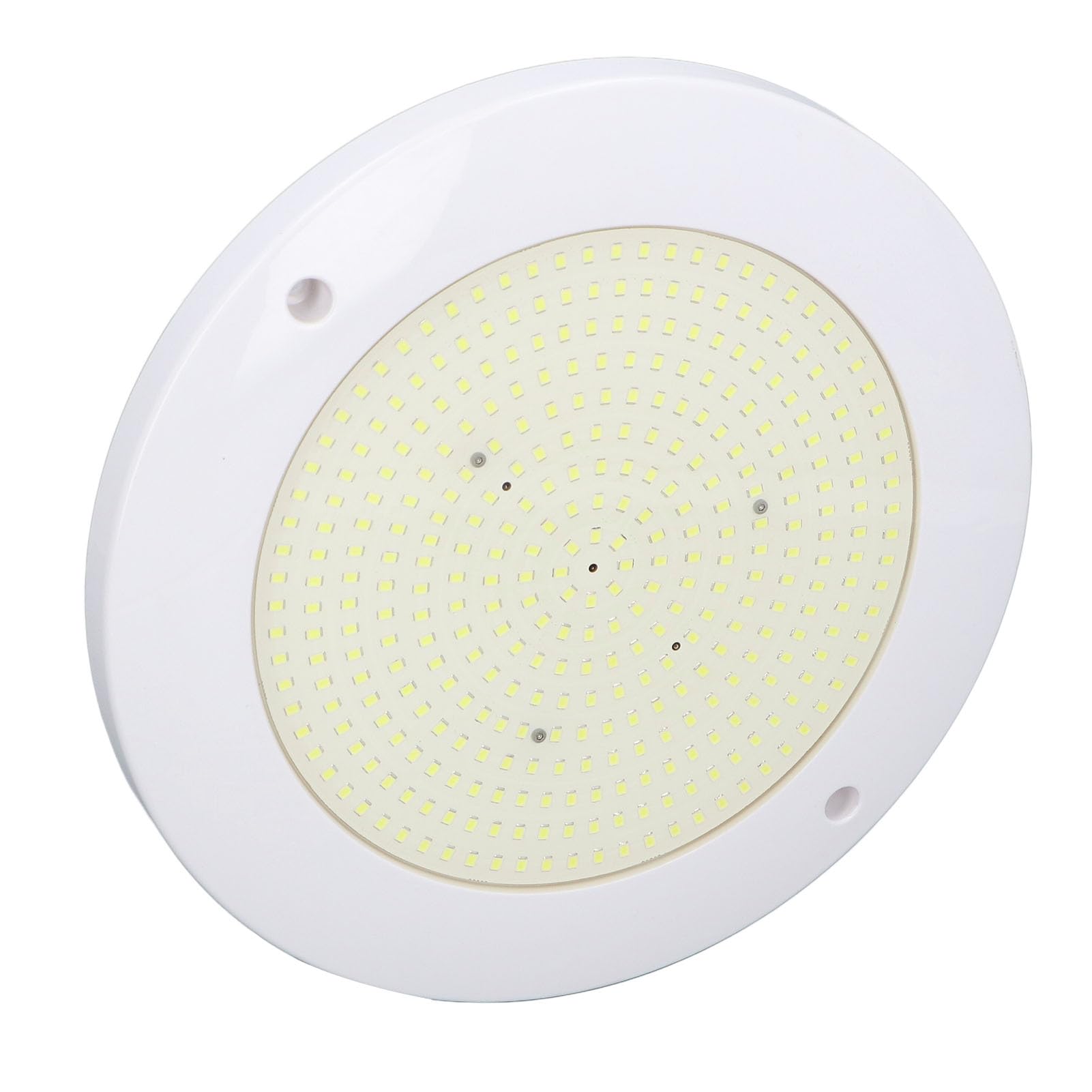 RGB-Poolleuchte, 12 V, 18 W, ABS-PC, IP68, versiegelte Unterwasserlampe für in den Boden eingelassene oberirdische Schwimmbäder, Brunnen, Teich, Garten, Wasserlandschaft, (Warm Light)