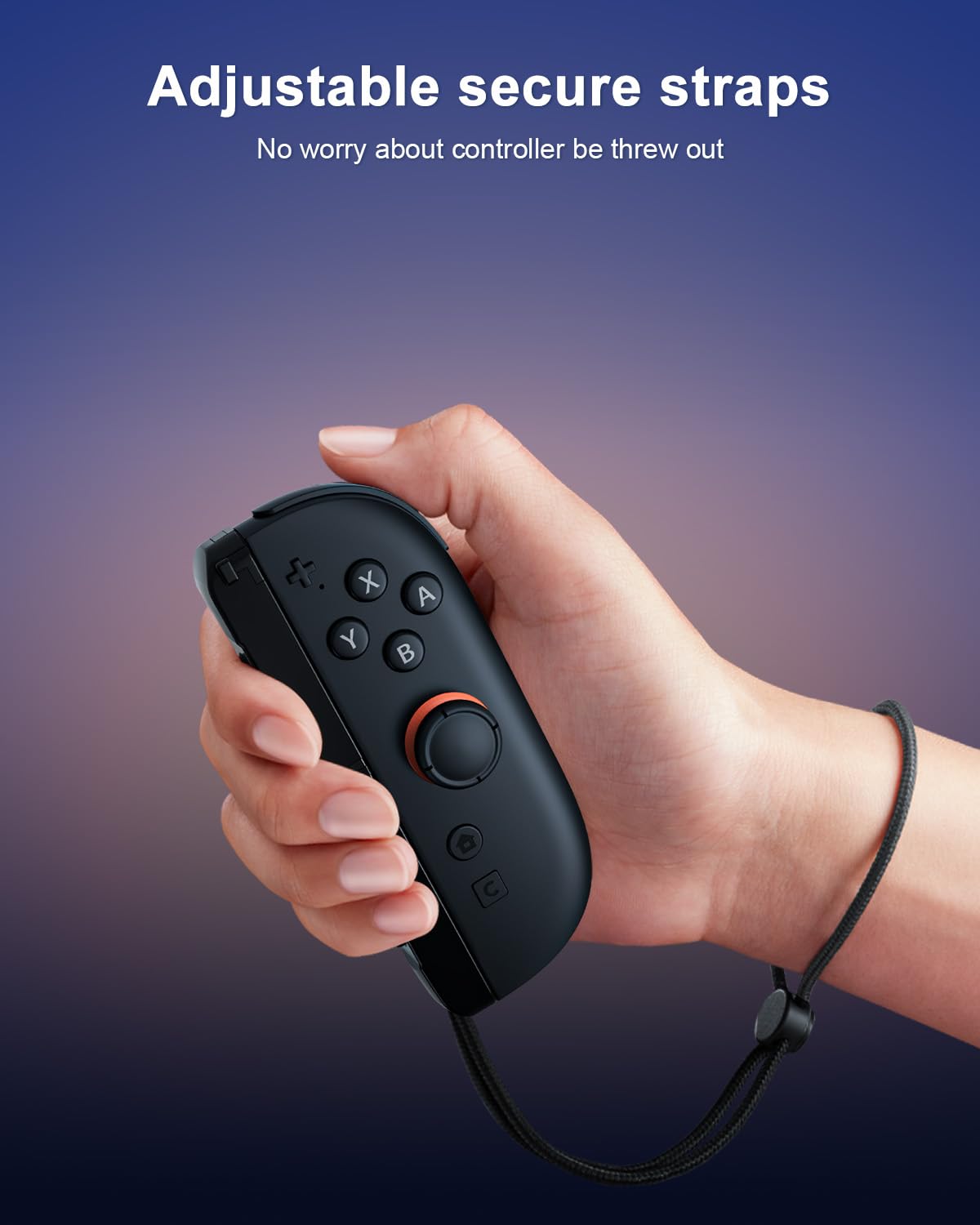 MENEEA [2 confezione] Cinturine per Nintendo Switch 2 (2025), Cinturine per Switch Joy-Con 2, Accessori ricambi per Joy-con controller for Switch 2 Braccialetto