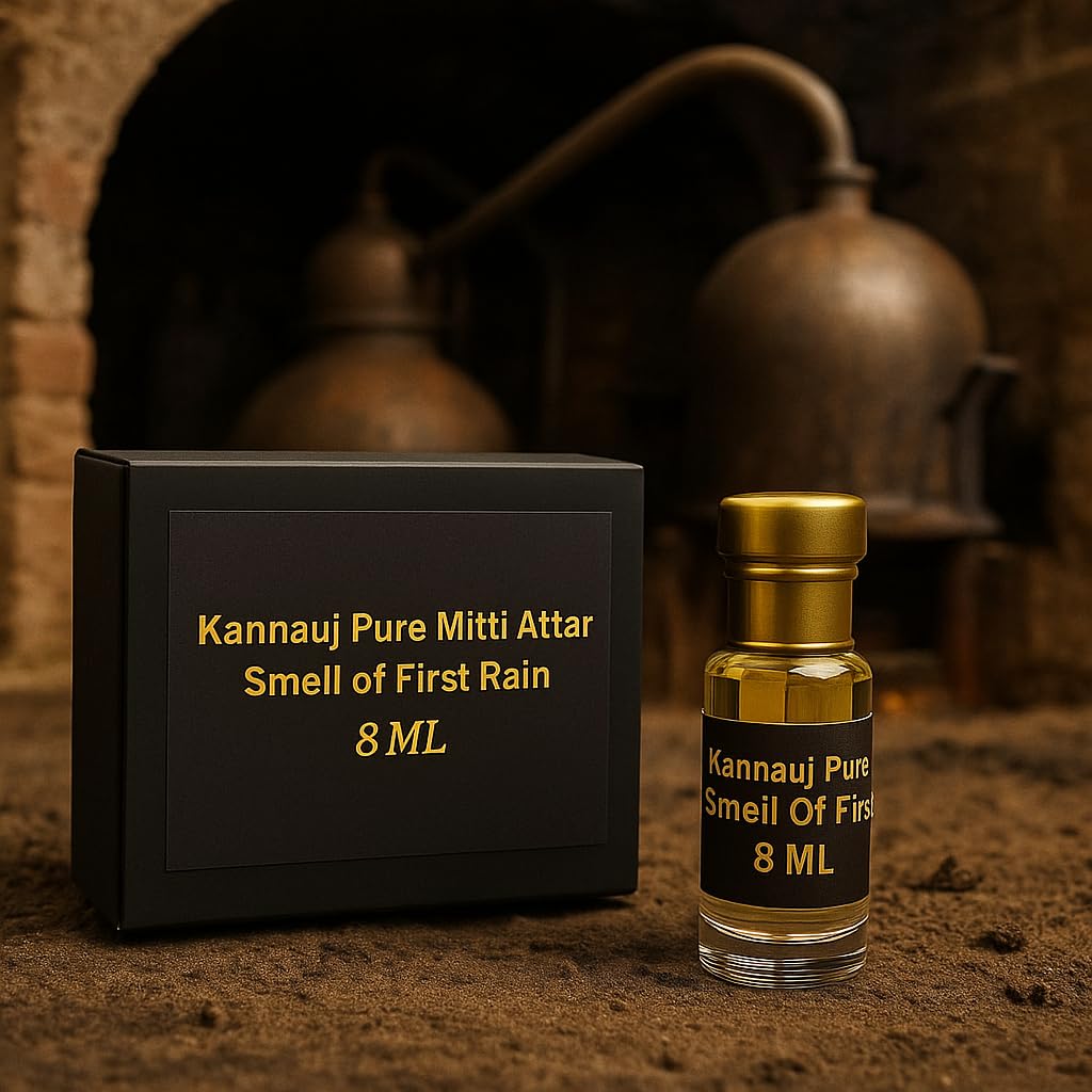 8ml Mitti Attar – Pure Natural Earth Perfume Oil from Kannauj, India | Alcohol-Free | Long-Lasting Fragrance of Rain on Soil | Traditional Handmade Attar for Men & Women-image-39