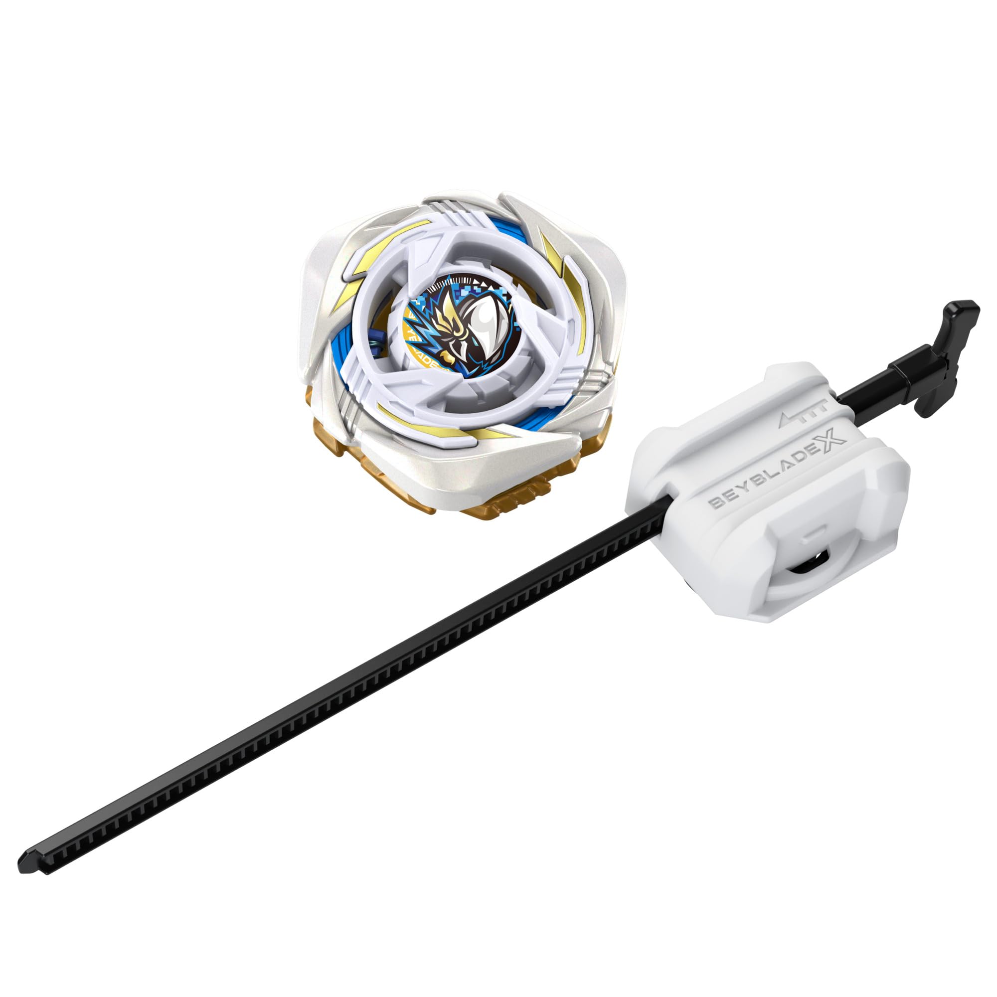 Hasbro Beyblade X Glory Valkerion LF UX Infinity Starter Pack Set, Takara Tomy Kreisel (Angriffs-Typ) und Starter, Kampfkreisel Spiel, Spielzeug, ab 8 Jahren