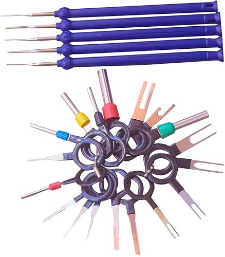 huananhe Kit de herramientas de extracción de terminales, juego de herramientas de llave fija para equipos domésticos automotrices, removedor de