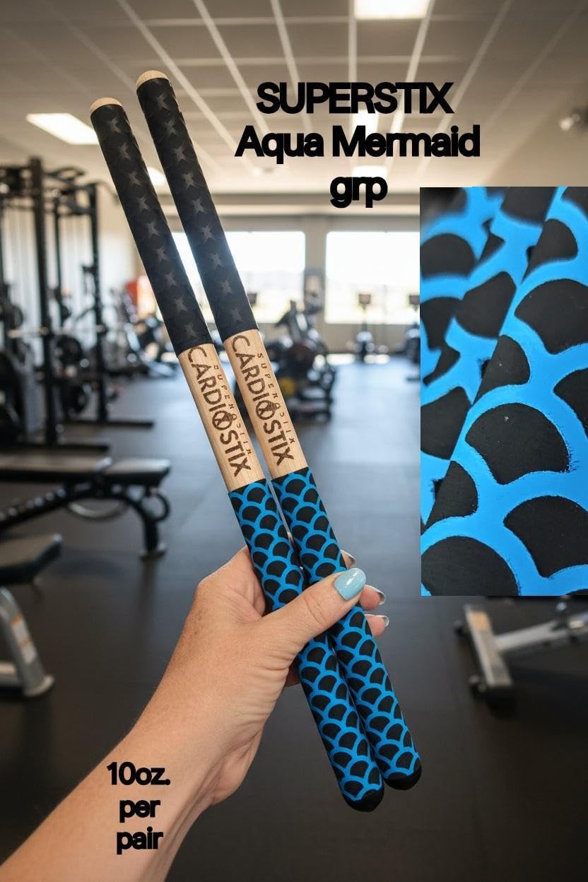 Superstix 10oz. per pair (1 pair sticks only) (Aqua mermaid)