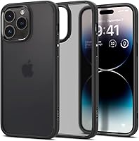 Vista 49 de Spigen Funda para iPhone 14 Pro Max, ultra híbrida, sin anillo magnético, antiamarilleo, transparente
