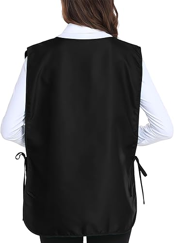 Miniatura 4 de Delantal de zapatero personalizado unisex con bolsillos para pintar limpieza Artiest impermeable delantal personalizado texto logotipo imagen