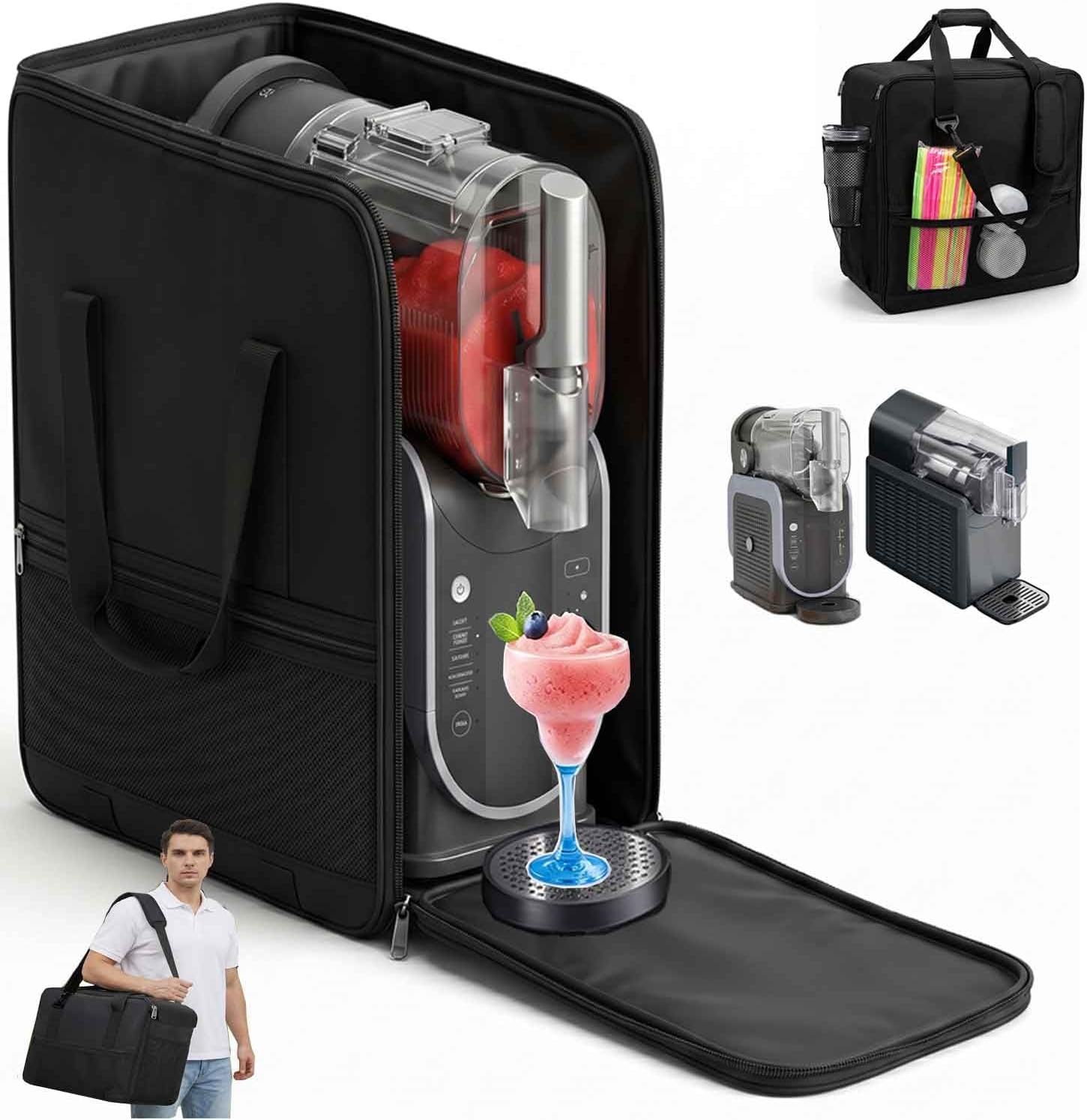 Bolsa de transporte para máquina de Slushie compatible con Ninja Max miniatura 1