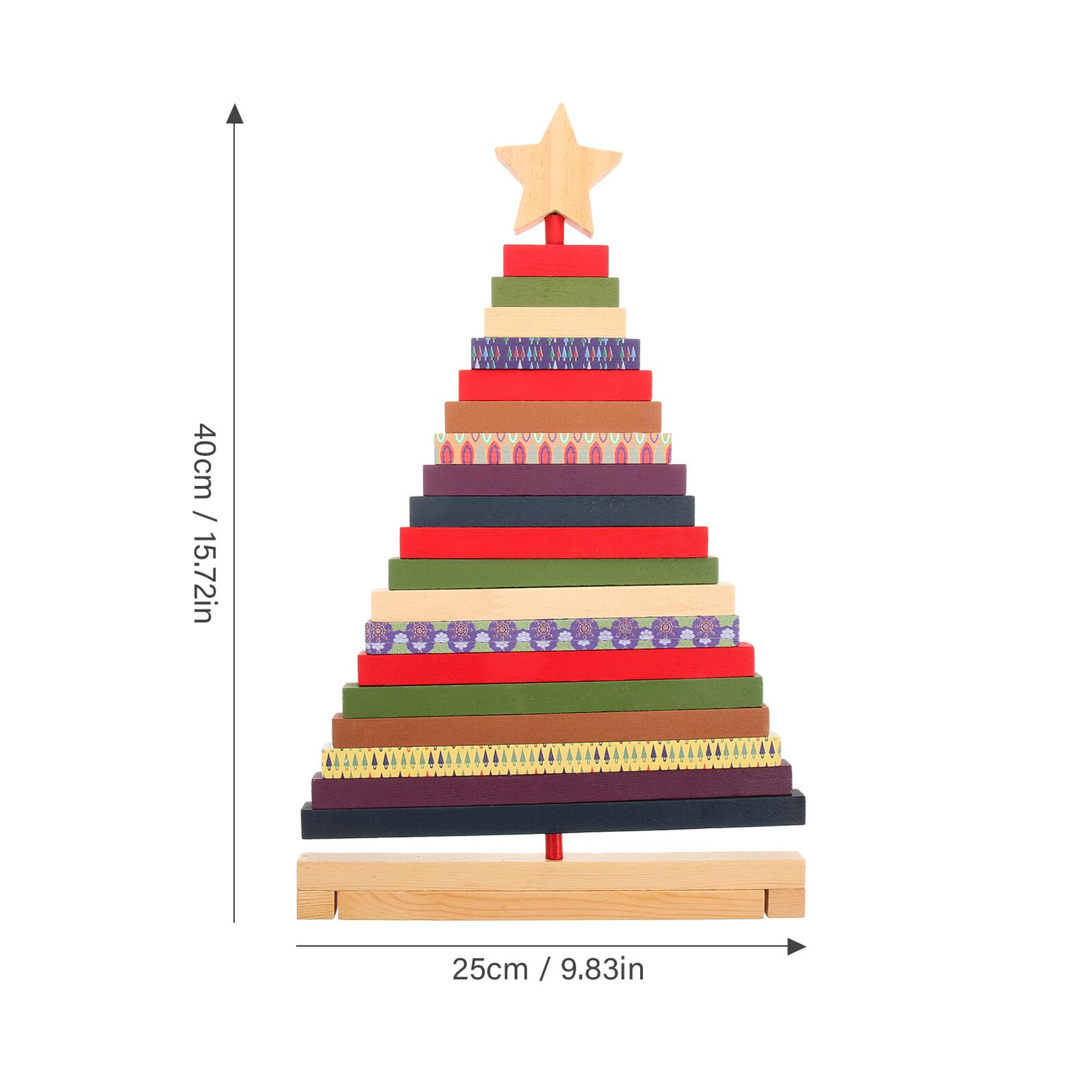Rustykalna Drewniana Obracająca Się Dekoracja Choinki Stół Ozdoba Świąteczna Do Domu Model Choinki Biurko Rustykalny Świąteczny Ornament Drewniany