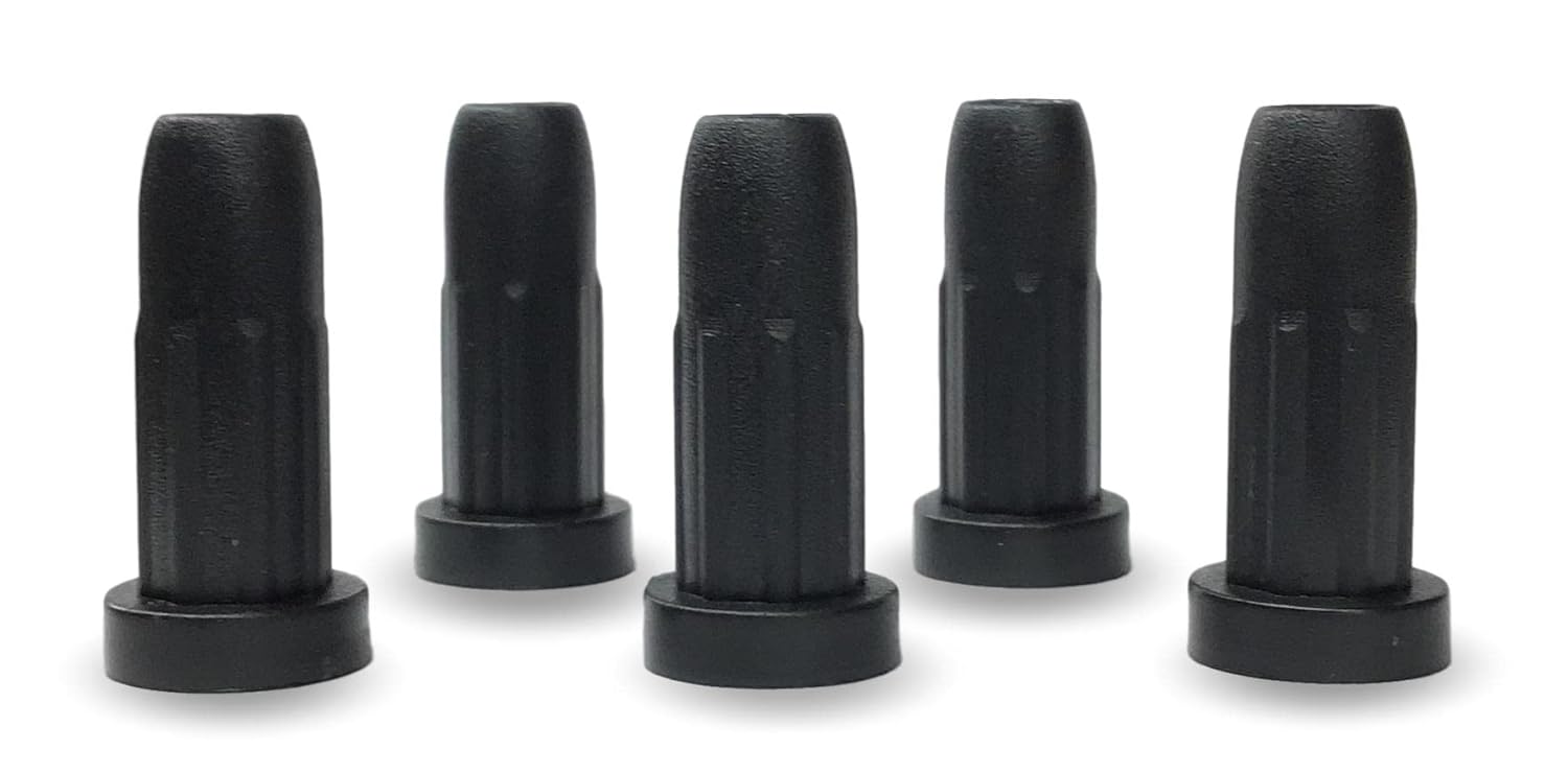 Elegent Upholstery Office Chair Caster Wheel Stem Inserts Socket Sleeves for 5/16'' Stems 7/16