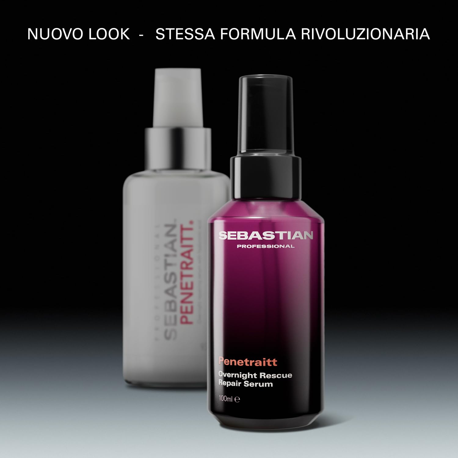 Sebastian Professional Penetraitt Overnight Rescue Repair Serum – Siero notturno riparatore che rigenera i capelli danneggiati, rendendoli morbidi e lisci al risveglio, 95 ml