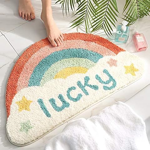 SDINAZ Alfombrillas de Baño Antideslizantes Lavables Cover