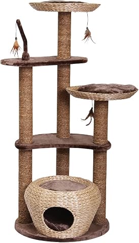 Nobby 63212 – 243,8 cm Estaca tiragraffi, Marrone, 60 x 60 x 144.5 cm
