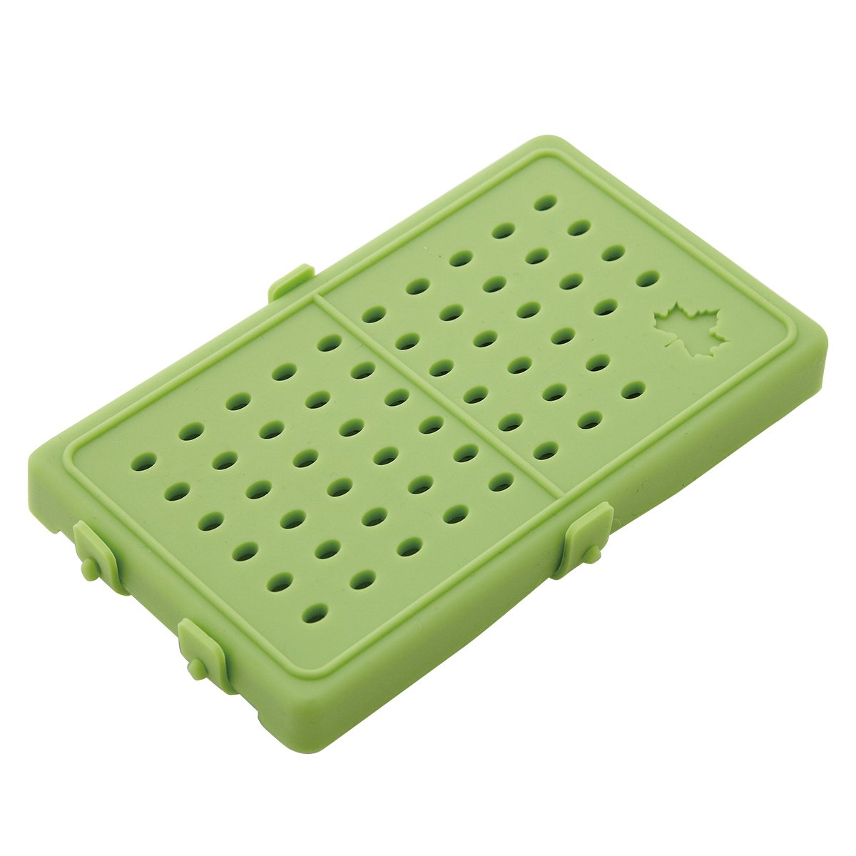 LOGOS Silicone Salt Plate Case - Green, FF Size - Protects & Carries Salt Plates