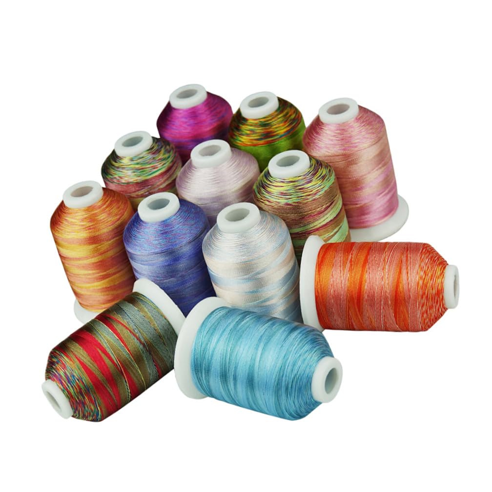 NUOBESTY 3 Series Hilo De Bordar Cross Stitch Embroidery Thread A Granel Hilos Acolchado Tela Hilo De Coser Kit De Coser Cruz Hilo De Bordado Hilo Para Bordar Por Computadora 12 Rollos*3