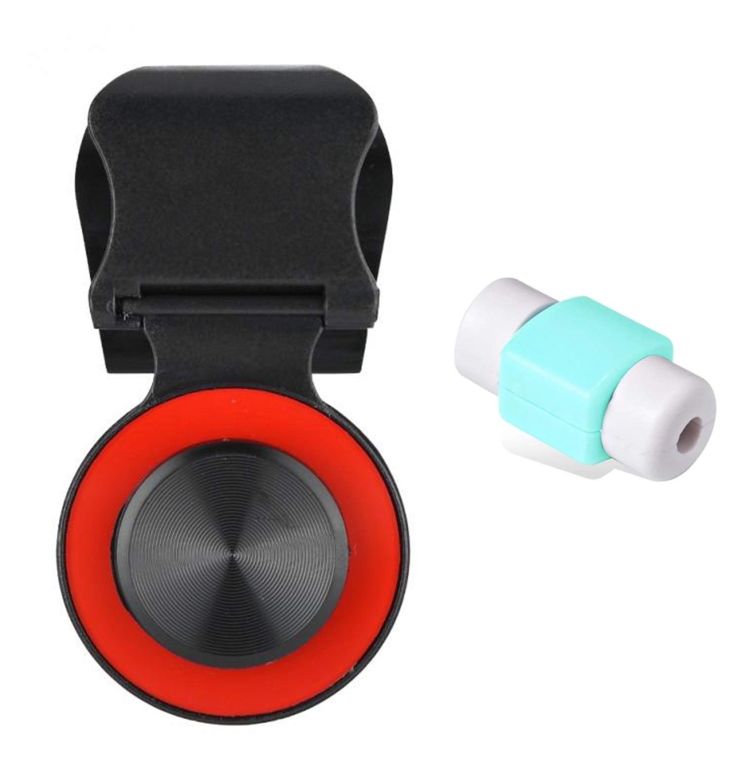 Anytech Combo of PUBG Moblie Phone Game Joystick Controller for Smartphone iOS Android Gaming Arcade Button Mini Touch Screen Clip-on Assistor with Cable Protector