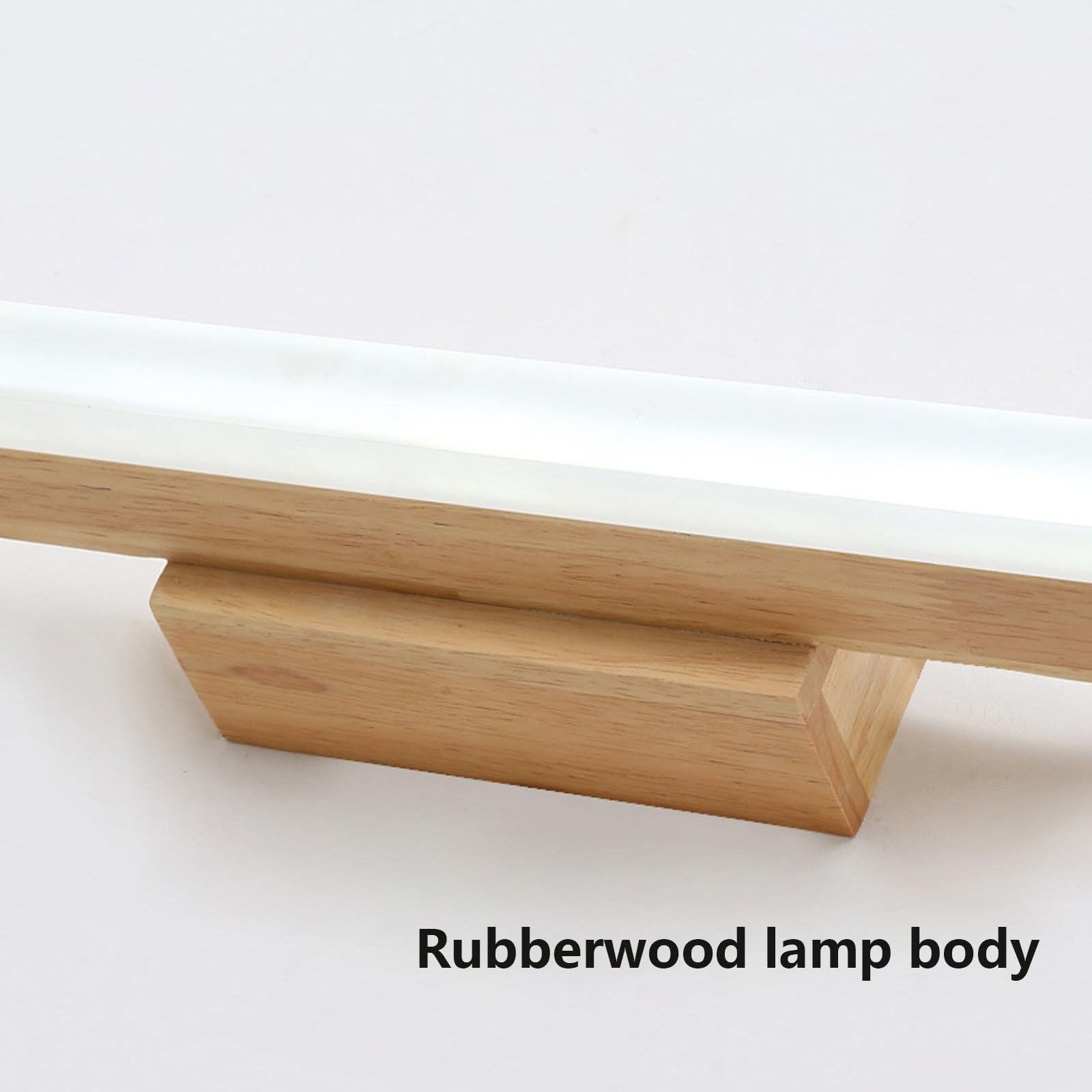 Lampa ścienna LED Lustro Długa lampa ścienna Nowoczesne wnętrze Minimalistyczna oprawa ścienna Długa konstrukcja Akrylowe oświetlenie ścienne do sypialni Salon Korytarz (jasne drewno - ciepłe