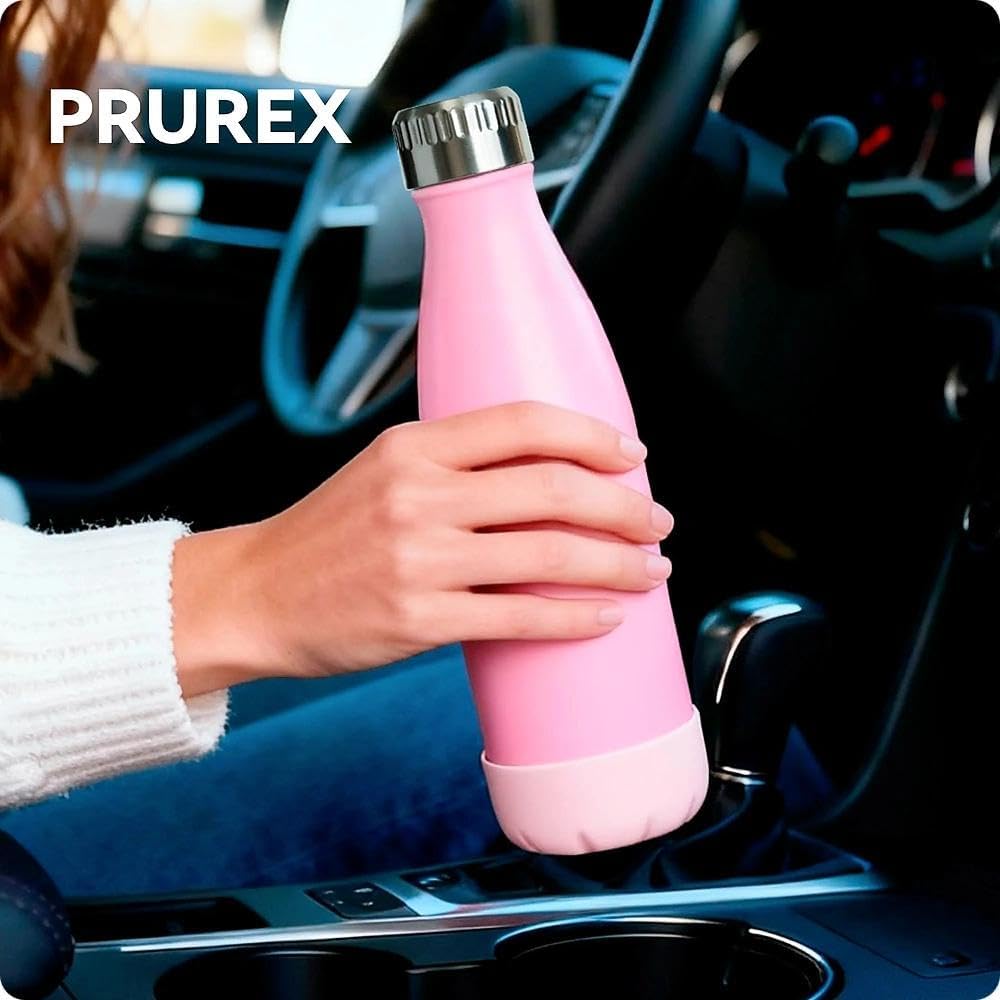 Silicone Water Bottle Boot - Bottom Protector Cover for Swell, Mollcity, Mira and Iron °Flask Retro Cola - Shape Sport Insulated Water Bottles - Image 6