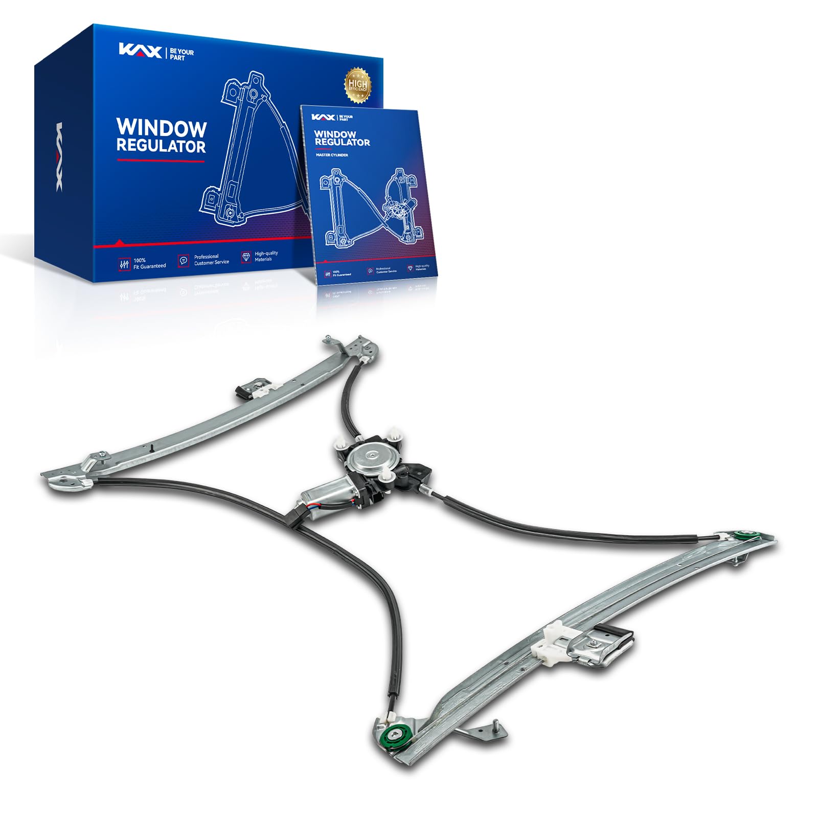 KAX Front Left Power Window Regulator w/Motor for Grand Caravan 2004-2007
