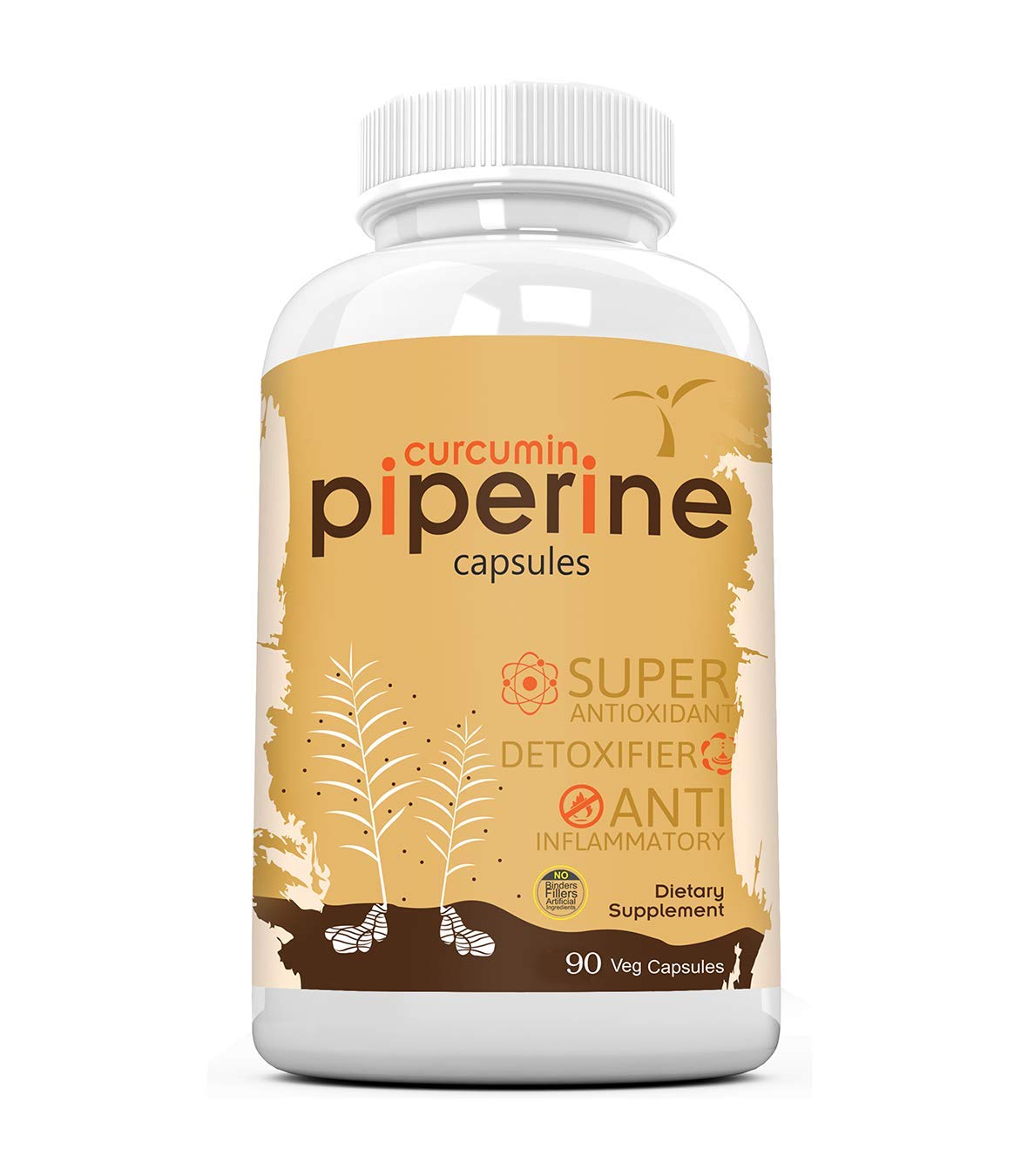 Curcumin Piperine - 500 mg - 90 Veg Capsules-picture-31
