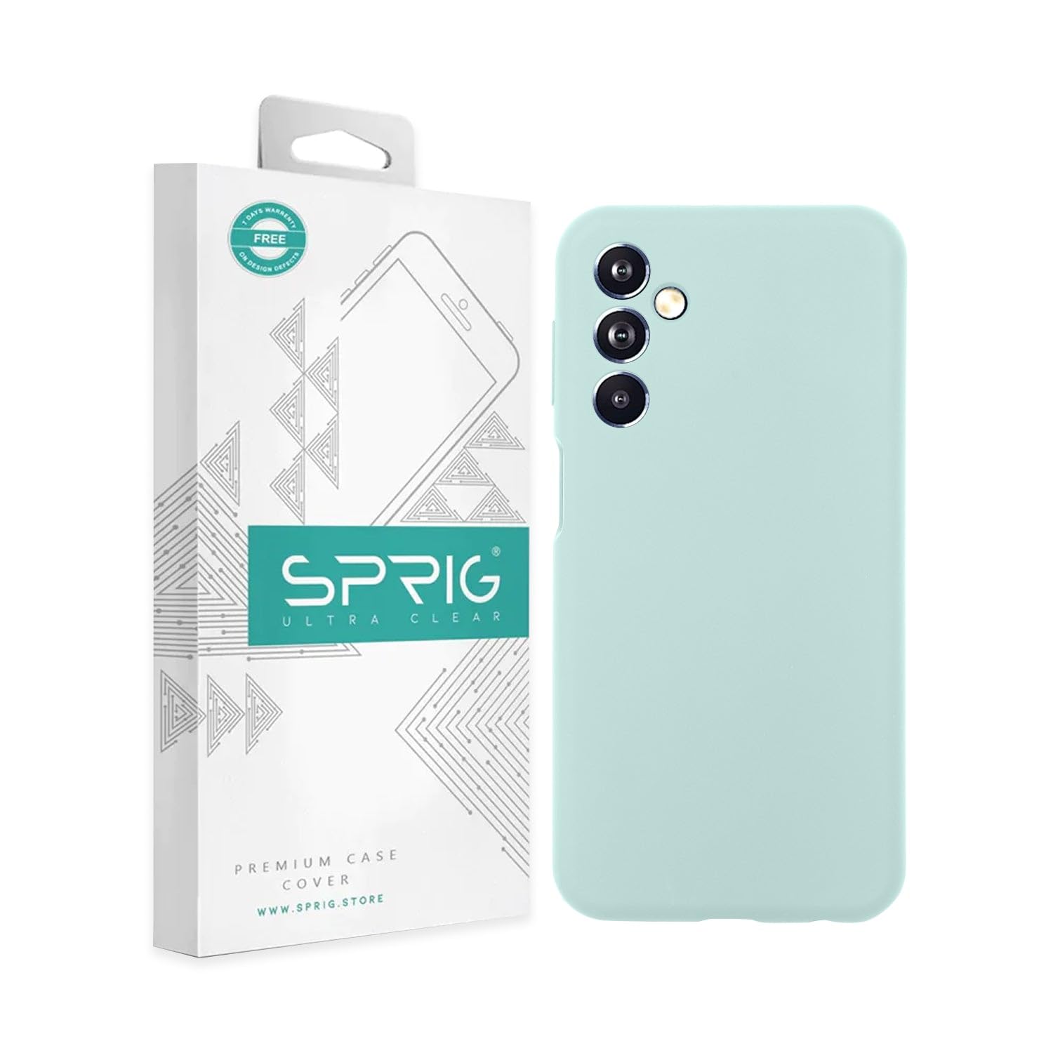 SPRIG Cases Compatible with Samsung Galaxy M34 Phone Liquid Silicone Premium Back Cover Drop Tested Shock Proof Case for Boys and Girls with Camera Protection (Light Green) (B0CNW8W7H9) Amazon Price History, Amazon Price Tracker