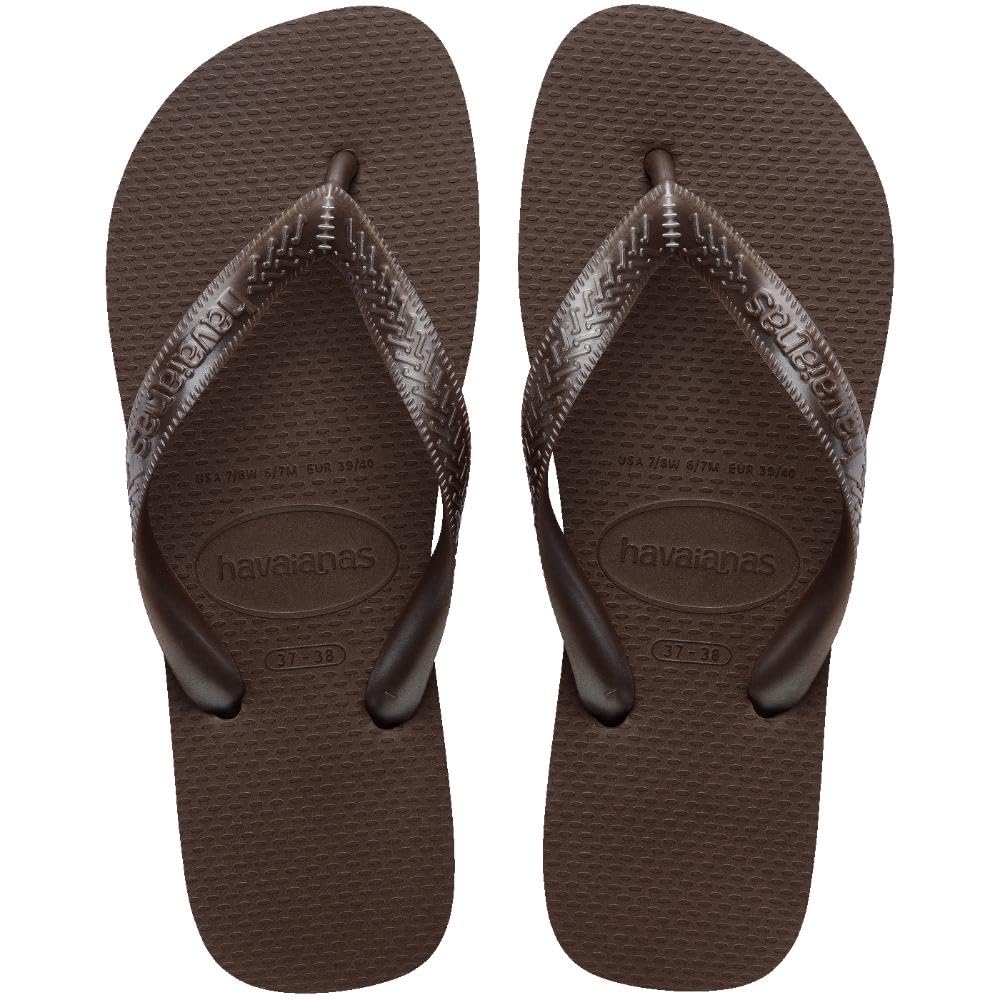 Havaianas Top Tiras Women FlipFlop Dark Brown 3.5/4 UK