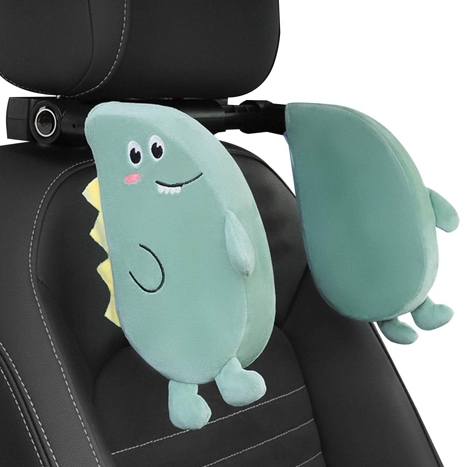 Supporto per Il Collo del poggiatesta per Auto | Morbido Cuscino poggiatesta per Auto | Cuscino di Supporto per Il Collo Design ergonomico Confortevole per Guidare la Barra del poggiatesta