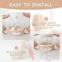 Vista 43 de Asas de silicona para biberón, 2 asas de botella para botellas estrechas de Dr. Brown, asas de fácil agarre para sostener el biberón, asa fácil