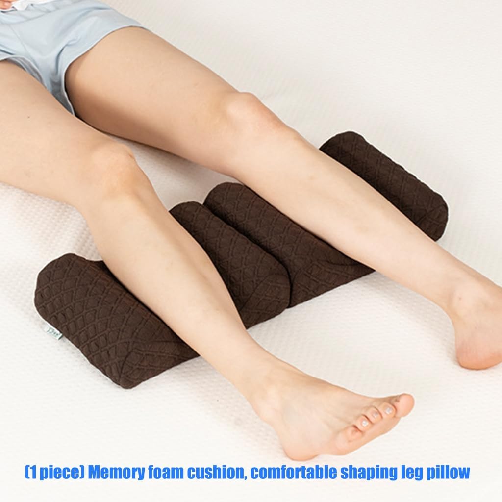 Double Purpose Leg Comfort Pillow Constructed from Skin Safe Polyester Fiber Fabric