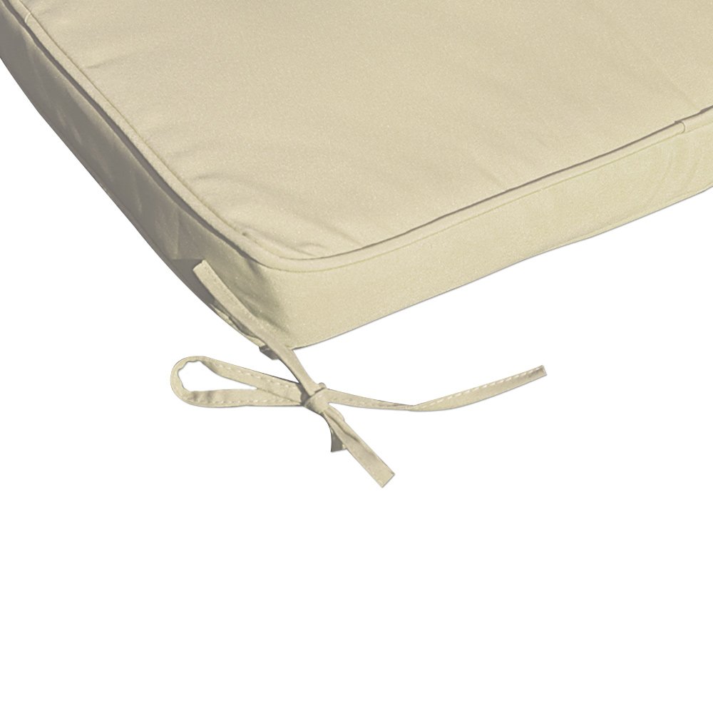 Detex Cuscino Sdraio Imbottito Simil-lino Fascia di Sostegno Materassino Lettino Prendisole Giardino