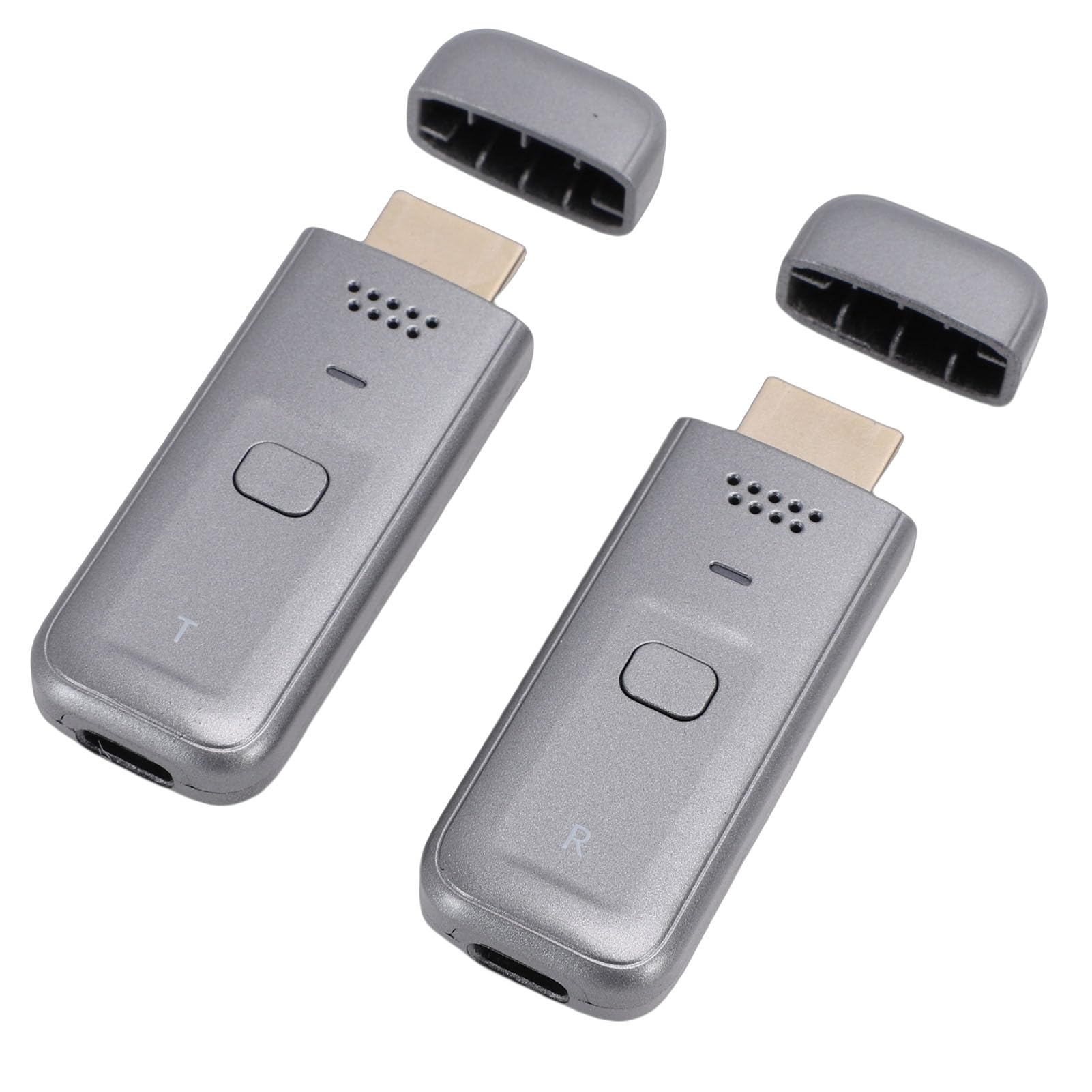 ASHATA Ulepszony Bezprzewodowy Nadajnik i Odbiornik HDMI 2026, Zestaw Bezprzewodowego Przedłużacza HDMI 30 M/98,43 Stopy, Dekodowanie 4K 1080P 60 Hz Wyjście Wideo HD 5G WiFi do