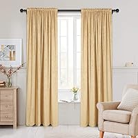 Vista 15 de Cortinas de doble cara de felpilla para cortina de cocina, cenefa para sala de estar