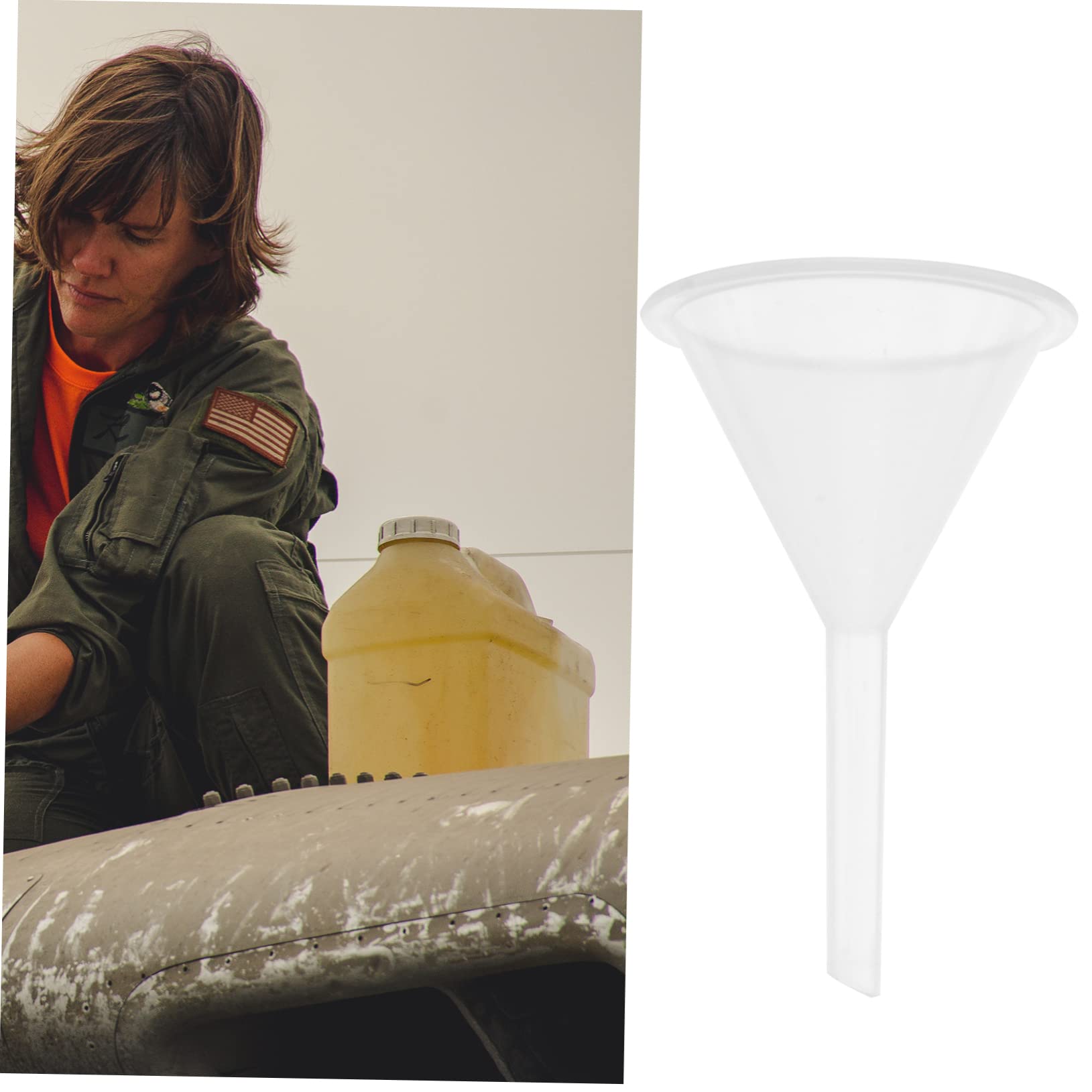 FUNOMOCYA 5 Pcs Small Funnel Tiny Funnels for Filling Small Metal Funnel Tiny Funnel for Essential Oils Essential Oil Funnel Small Glass Funnel Clear Funnel Wine Kit Water Funnel Perfume Car