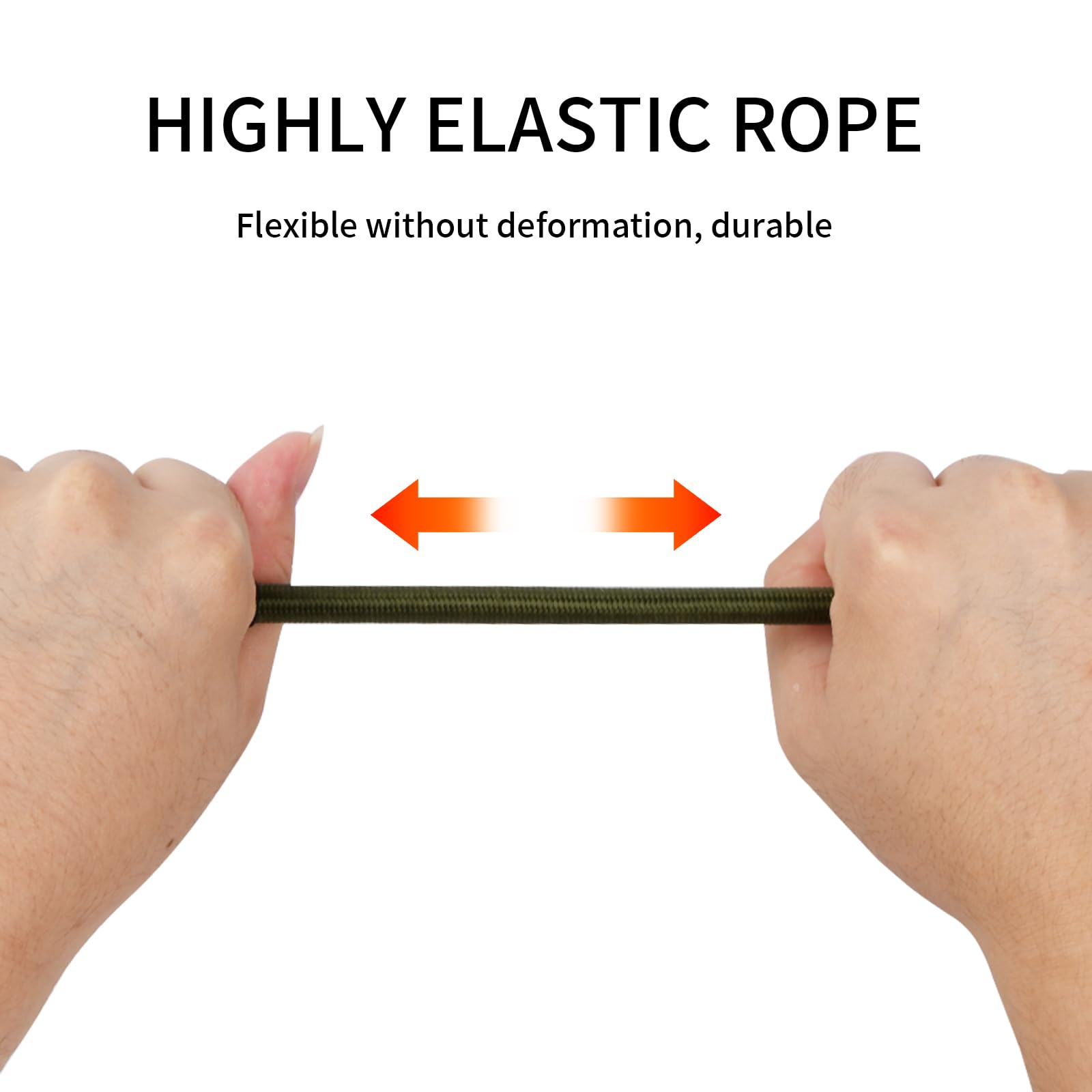 4 Corde Elastiche Con Moschettone - 30 Cm | Gomma Spessa 8mm | Per Teloni, Bagagli, Biciclette - Foto 8