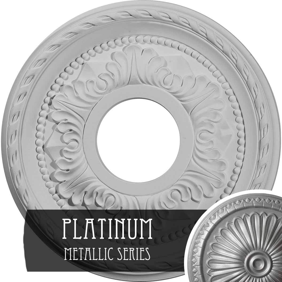 Exclusive Special Ekena Millwork CM12PMPLS Palmetto Ceiling Medallion, 12 1/8OD x 3 1/2ID x 1P, Hand-Painted Platinum Exclusive Discount 90% Price Ekena Millwork CM12PMPLS Palmetto Ceiling Medallion, 12 1/8OD x 3 1/2ID x 1P, Hand-Painted Platinum