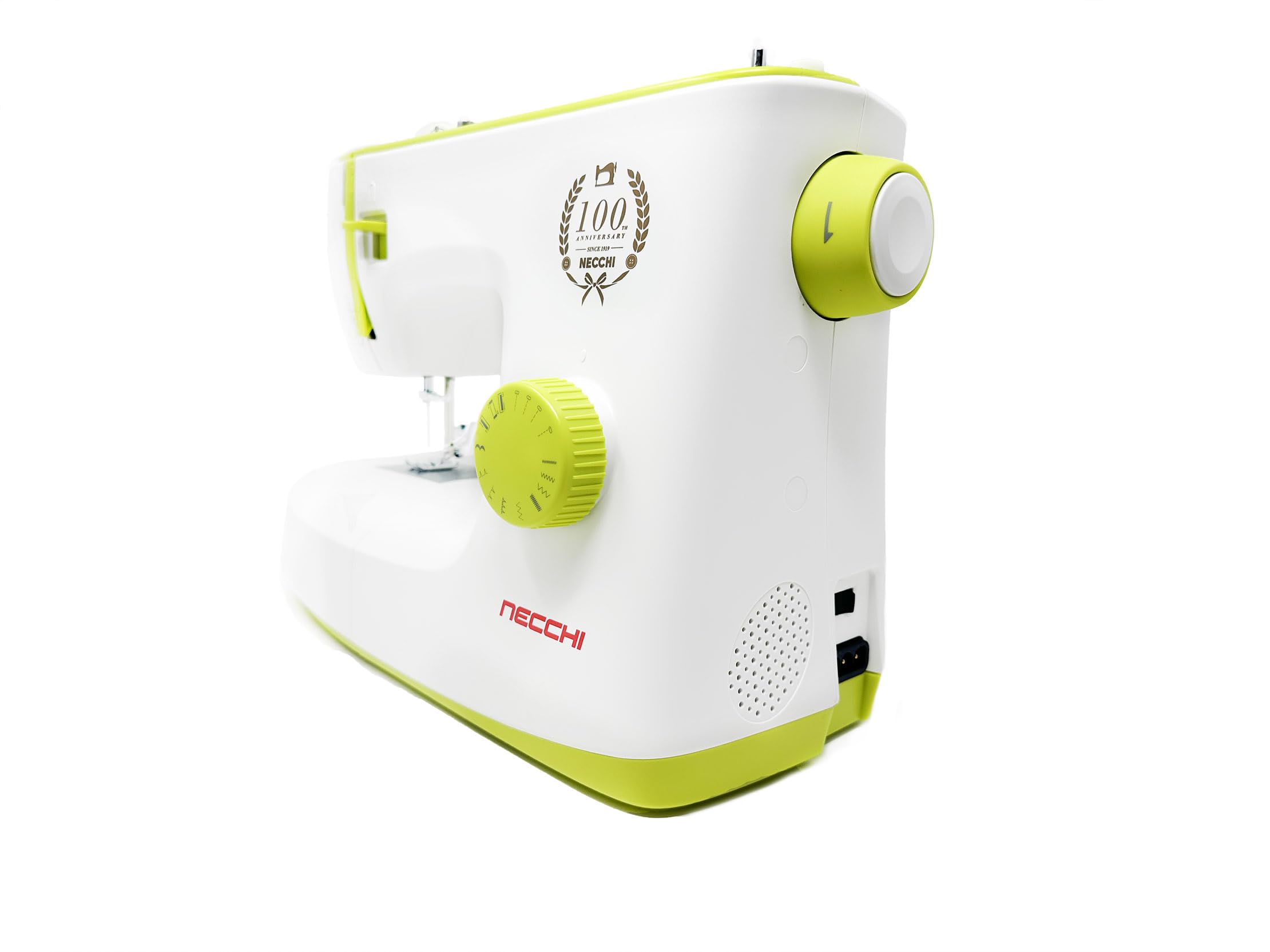 NECCHI K408A - Macchina da cucire design italiano, facile da usare e leggera, ideale per principianti