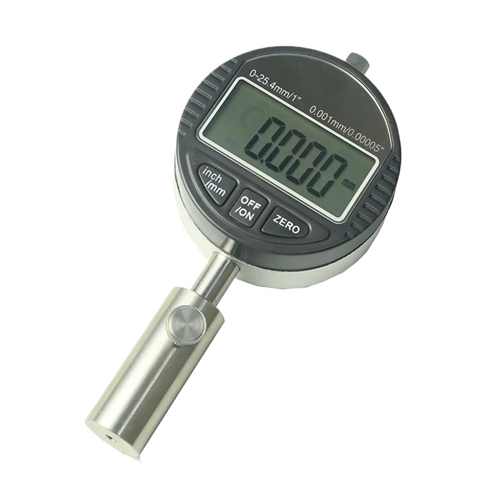 0-12,7 mm 0-25,4 mm indicatore di profondità Digitale 0,01 mm 0,001 mm misuratore di profondità elettronico(Base)