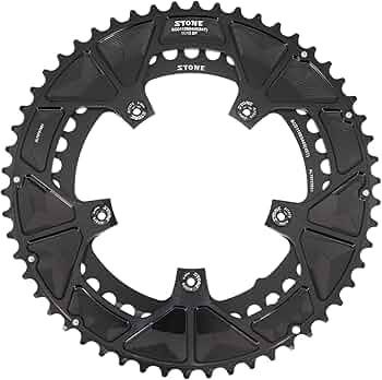 GOLDIX 11s・12s対応　チェーンリング 54T/40T 取付ボルト付属 Amazon | STONE 110bcd ラウンドダブルチェーンリングシマノ 12