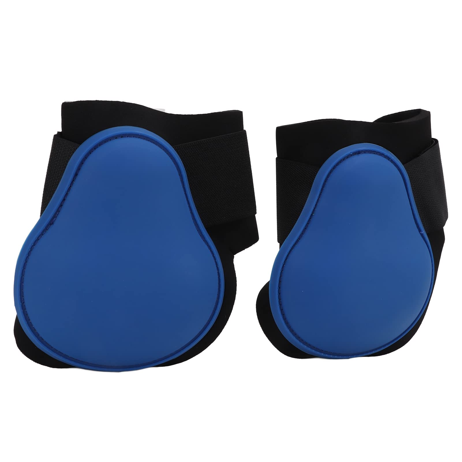 Gavigain Horse Tendon Boots Soft Protective Flexible Shell Equestrian Competition Horse Leggings (Blue hind Legs L 7.5x7.5x15cm / 3x3x5.9in)