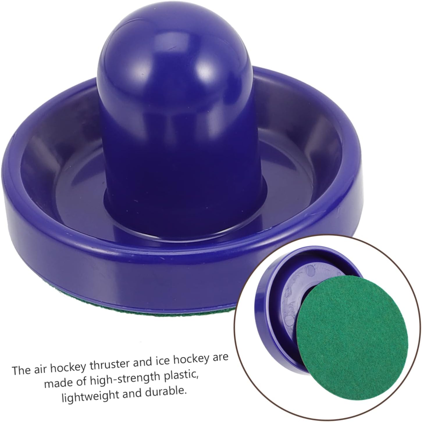 Toyvian Air Hockey Pucks and Paddles Set 96mm Plastic Air Hockey Paddles for Tabletop Games Complete Accessories for Family Fun and Indoor Entertainment