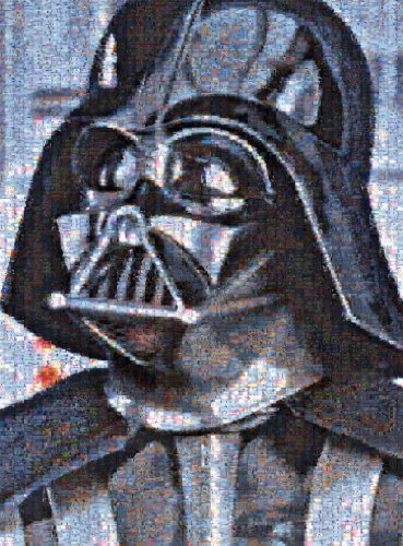 Buffalo Games Star Wars - Photomosaic - Darth Vader - 1000 Piece Jigsaw Puzzle