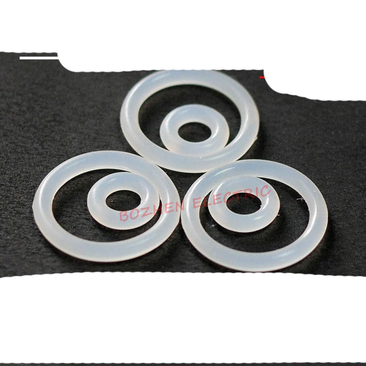 10 Stück Lebensmittelechte Silikon-O-Ringe – Weiß, Außen-Ø 46 Mm, Kabelstärke 4 Mm – Hitzebeständig Bis +200°C – Ideal Für Dichtungen, Maschinen & Haushalt