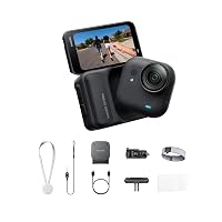 Insta360 GO Ultra Pack Jogging Nero Notte- action cam mini 4K a mani libere