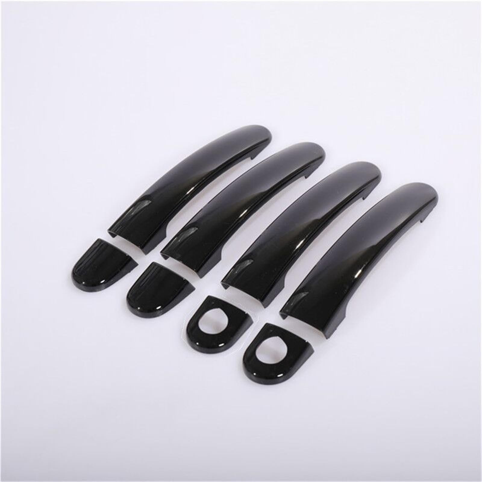 NOHEEU Gloss Black Chrome Car Door Handle Covers Accessories Styling for VW for Golf 5 MK5 for V Rabbit 1K 2004-2009(Style2)
