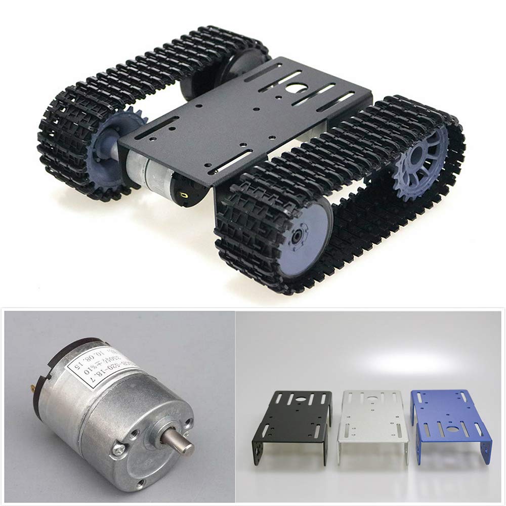 Plataforma de Coche Robot Seguido Kit DIY Chasis Araña Robótica Móvil Sólida Repuesto para