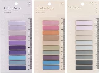 Sticky Tabs, 600 Pcs Sticky Notes Tabs, Index Tabs, 30 Colors Sticky Notes Writable Annotation Tabs for Book Tabs, File Classification, Book Marker, Page Markers