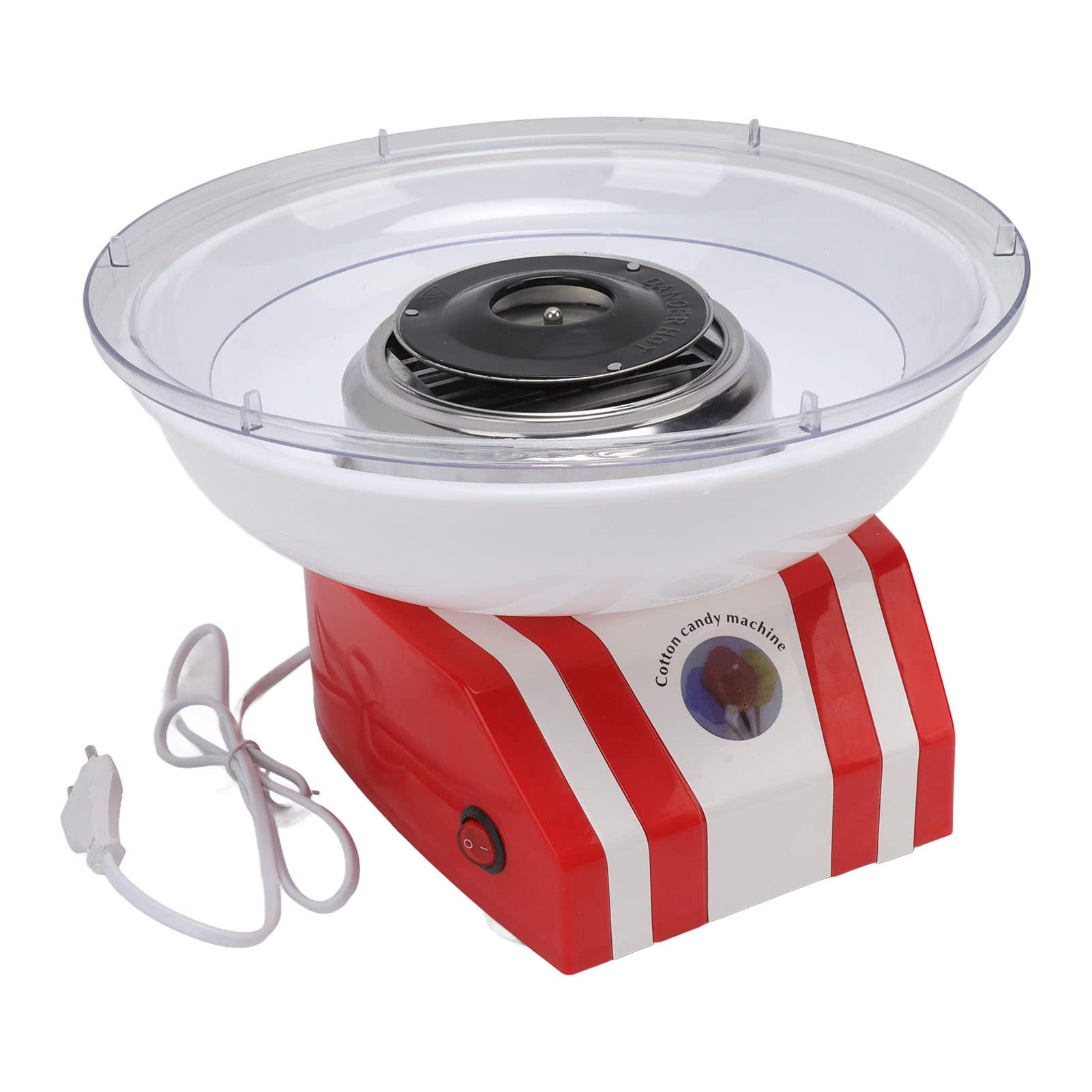 Máquina Eléctrica de Algodón de Azúcar con Potente Motor Completamente Automática para Fiestas de Cumpleaños Infantiles y Reuniones Familiares, Liviana y Fácil de Usar